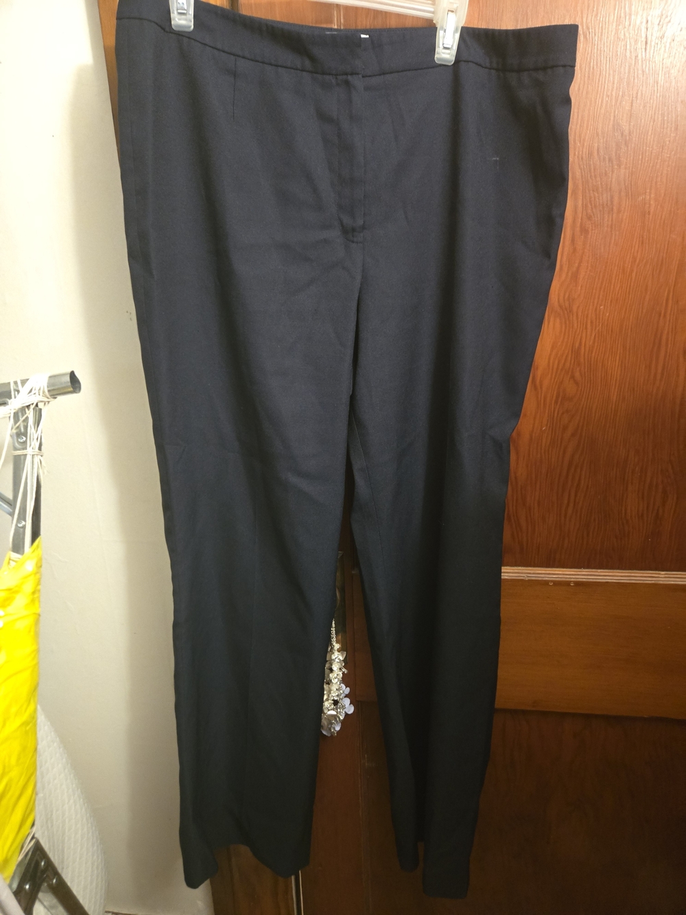 Le Suit Blue Straight-Leg Women's Pants